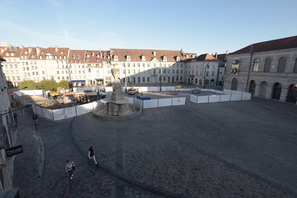 Démolition urbaine chantier BTP